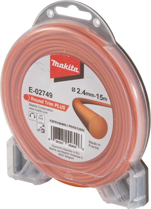 Produktbild Makita Mähfaden rund 2,4mmx15m (Rasentrimmer, Mähroboter Garage)