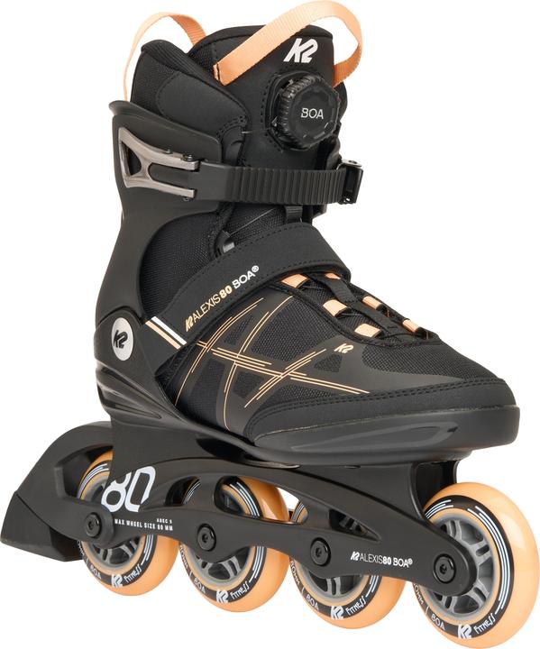 K2 ALEXIS 80 BOA,black - pink black - pink Size: 9 (40)