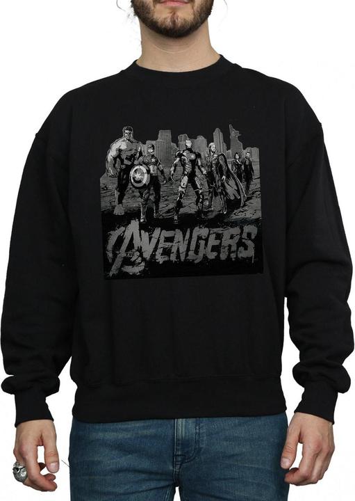 Produktbild Avengers Mono Team Art Sweatshirt (S)