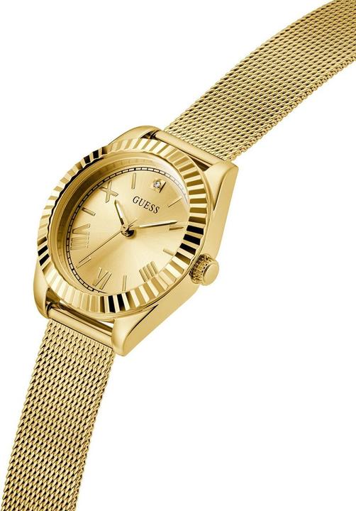 Image du produit Guess - Ladies Gold Tone Analog Watch with diamond GW0842L2
