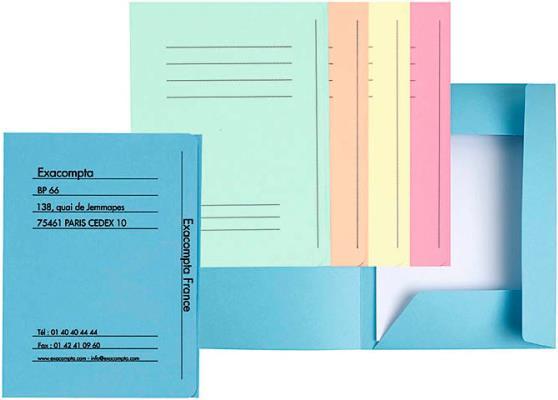 Actual product image Exacompta File folder A4 240g sand (A4, 50 x)