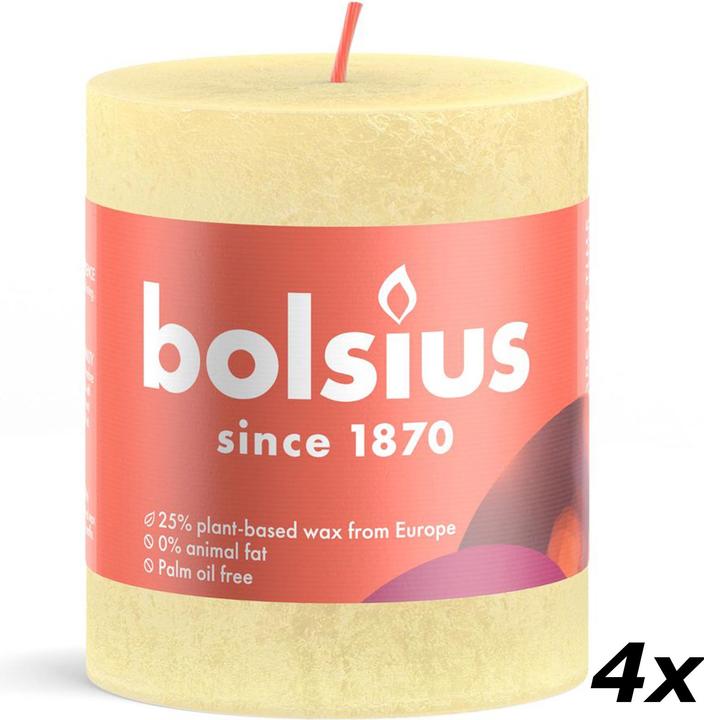 Immagine prodotto Bolsius Set di 4 candele a colonna (4 pz.)