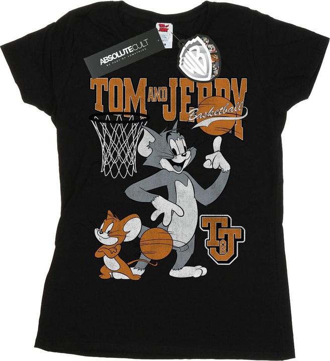 Image du produit Tom & Jerry - T-shirt SPINNING BASKETBALL - Femme (XL)