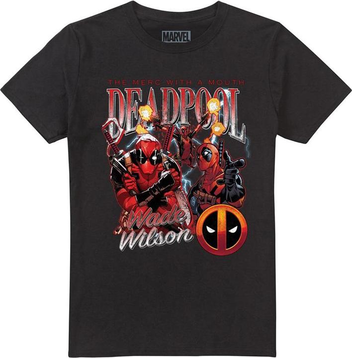 Immagine prodotto Deadpool Maglietta Montaggio dei Personaggi Uomo (M)