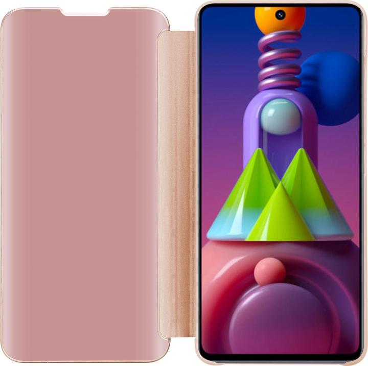 Actual product image Cadorabo Book Smart View Mirror Cover (Samsung Galaxy M51)