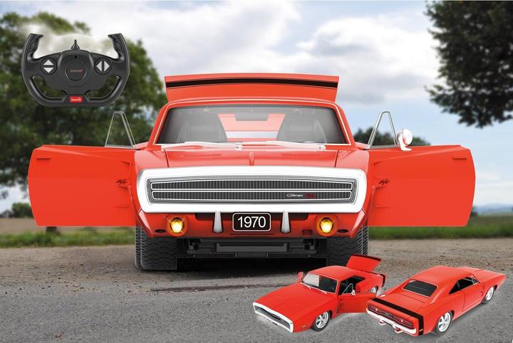 Immagine prodotto Jamara Dodge Charger R/T 1970 1:16 rosso 2,4GHz porta manuale