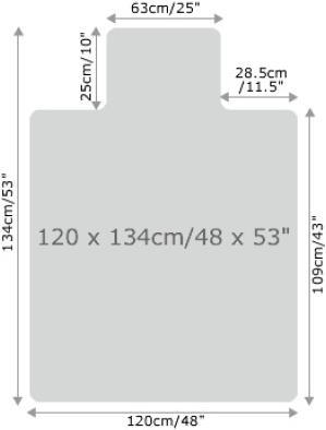 Immagine prodotto Floortex Fc1113423lr (120 x 134 cm)