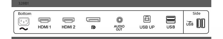 Actual product image Philips 328B1/00 (3840 x 2160 Pixels, 31.50")