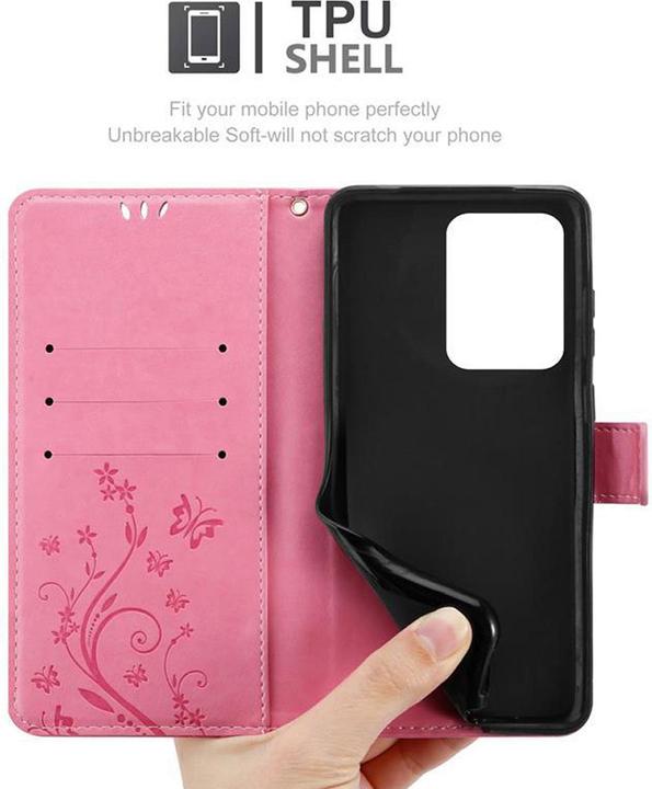 Produktbild Cadorabo Flower Book Cover (Samsung Galaxy S20 Ultra)