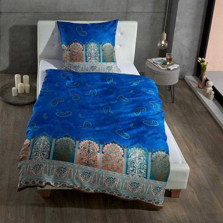 Actual product image Bassetti Maco satin bed linen Delhi B7 (Bedding set, 200 x 200 cm, 80 x 80 cm)