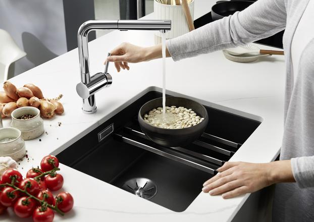 Actual product image Blanco Etagon 500-U (Undermount sink, 46 cm, 53 cm)