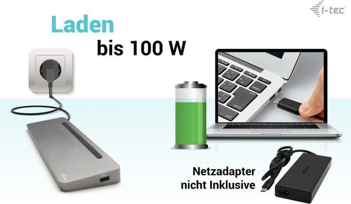 Actual product image i-tec USB-C Metal Ergonomic (USB-C, 11 Ports)