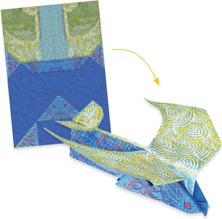 Actual product image Djeco Origami birds coloured