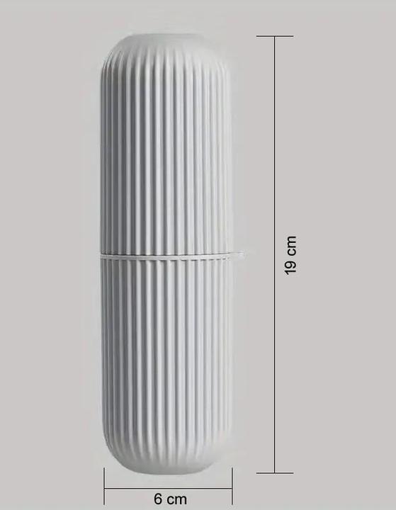 Immagine prodotto Cbx Scatola per spazzolino da denti, astuccio per spazzolino da denti, coppa per spazzolino da denti (6 x 6 x 19 cm)