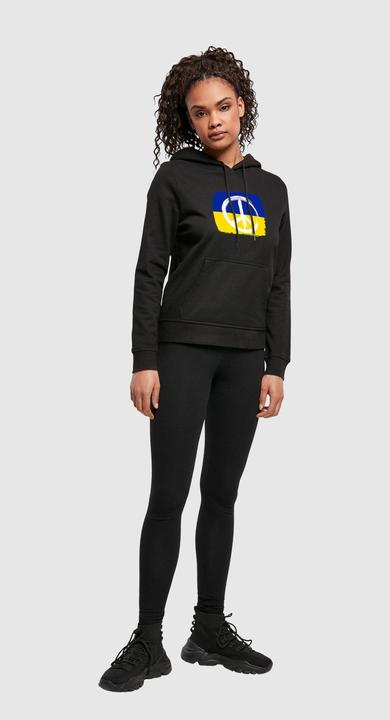 Actual product image Merchcode Ladies Peace - Flag Peace Basic Hoody - 161635 (M)