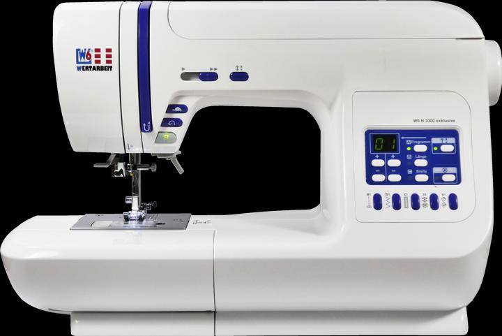 Actual product image W6 Sewing machine N 3300 Exclusive, sewing, patching, quilting