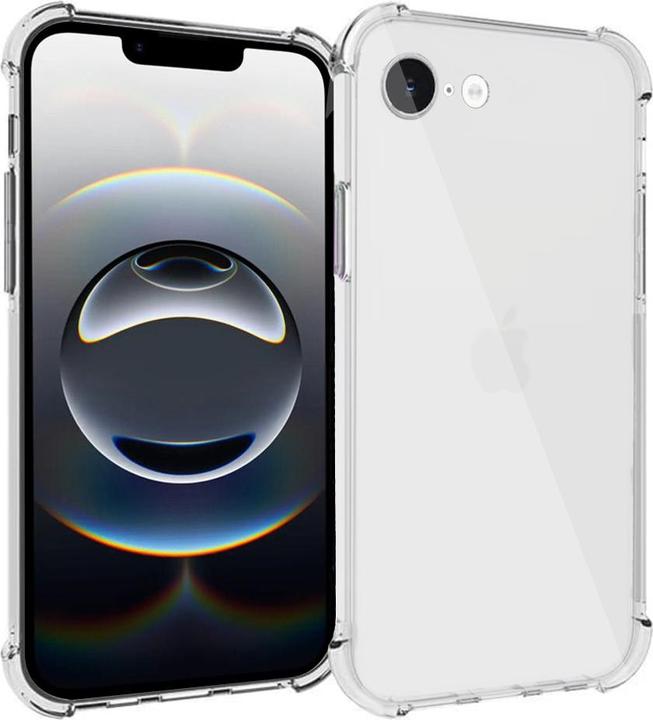 Actual product image Techsuit - Shockproof Clear Silicone - iPhone 16e - Clear (Apple iPhone 16e)