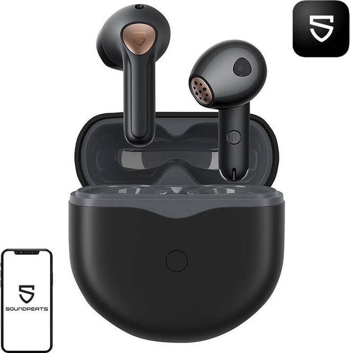 Soundpeats Air 4 (Nessuna soppressione del rumore, 6.50 h, Senza fili)