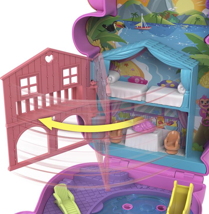 Produktbild Polly Pocket Spielset Affenmama und Baby