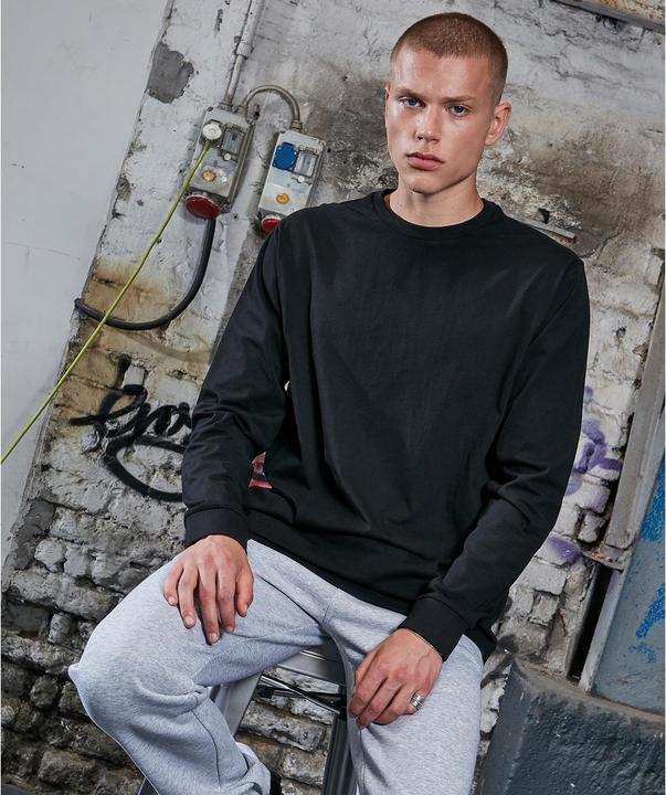 Produktbild Build Your Brand Organic Sweatshirt Gerippter Ärmelaufschlag (XL)