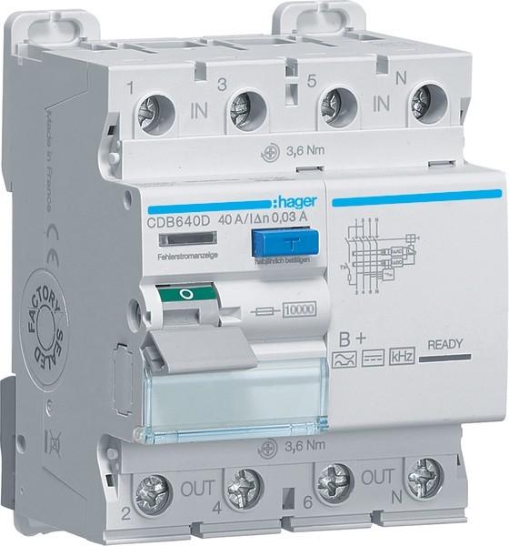 Actual product image Hager Ground fault circuit interrupter