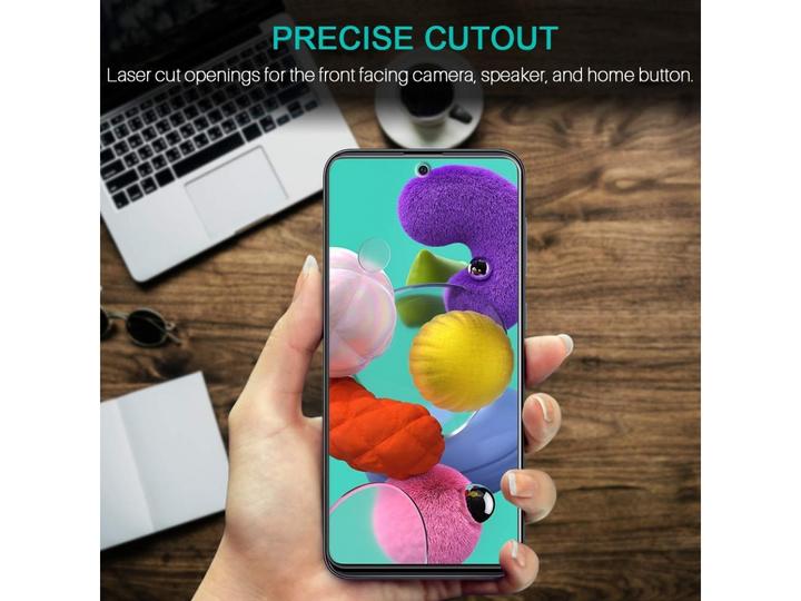 Produktbild Screenguard Samsung Galaxy A71 Panzerglas Schutzfolie Case Friendly Design (1 Stück, Samsung Galaxy A71)