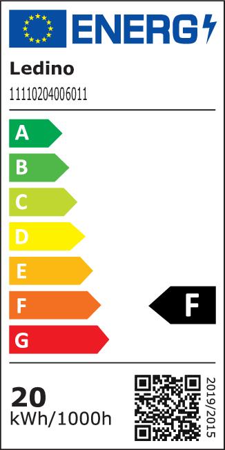 Energie-Label Ledino LED-Strahler Charlottenburg (1680 lm, IP65)