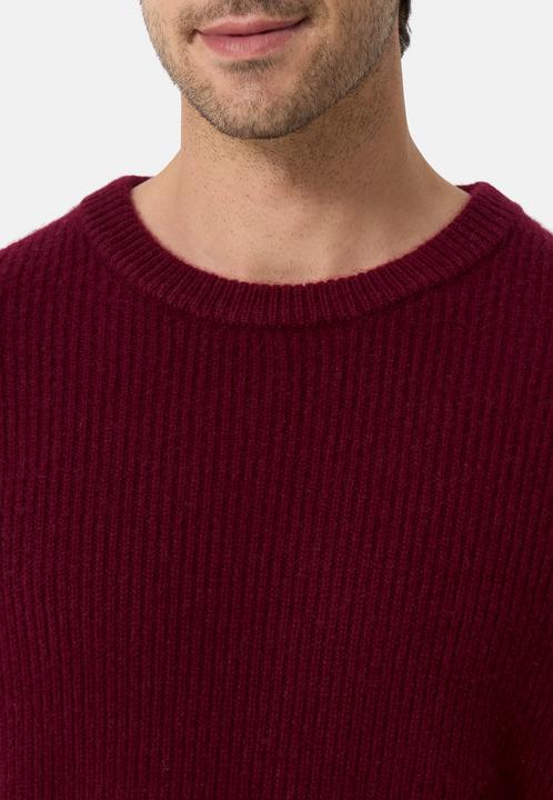 Immagine prodotto Cash-Mere Grobgestrickter Wolle Kaschmir Rundhals Pullover (L)