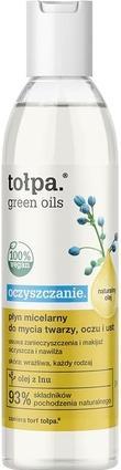 Produktbild Tołpa GREEN Oils Cleansing Micellar Liquid for Face, Eyes, and Lips 200ml - 100% Vegan (Mitesserentferner, 200 ml)