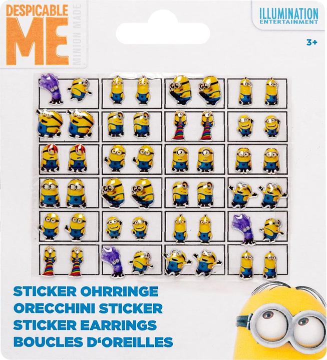 Minions Sticker-Ohrringe