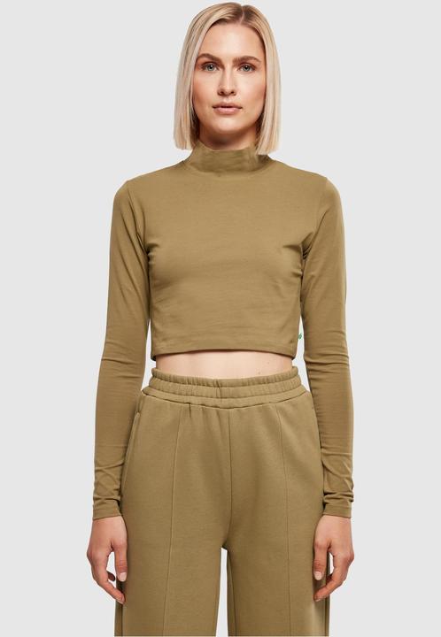 Actual product image Urban Classics Ladies Organic Cropped Turtelneck Longsleeve - 16513 (M)
