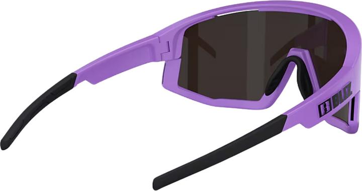 Actual product image Bliz Fusion (Matt Purple Brown, blue-multilayer pink, Brown Blue)