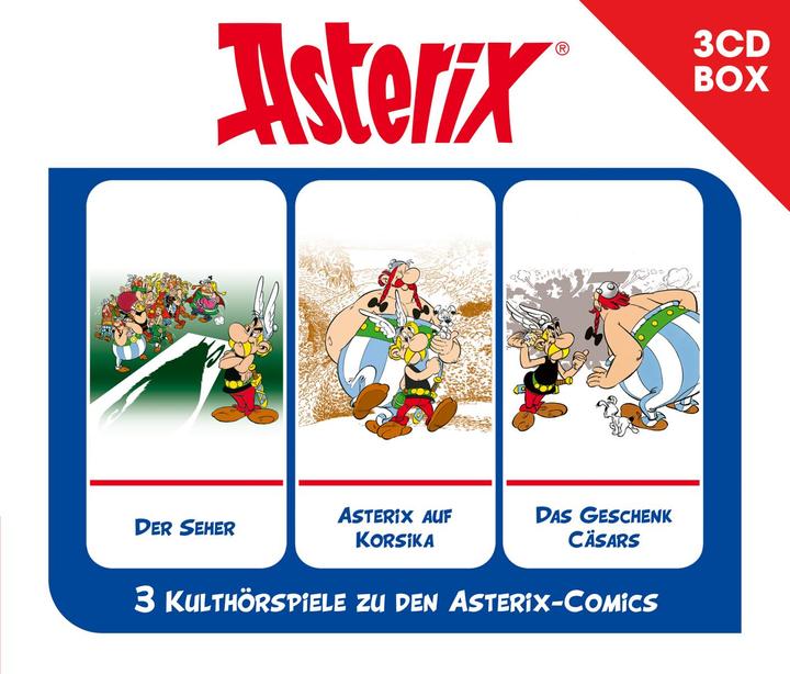 Asterix - 3-CD radio play box Vol. 7 (René/Uderzo, Goscinny, Albert, German)