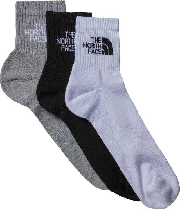 North Face Multi Sport Cush Quarter Socks 3-Pack