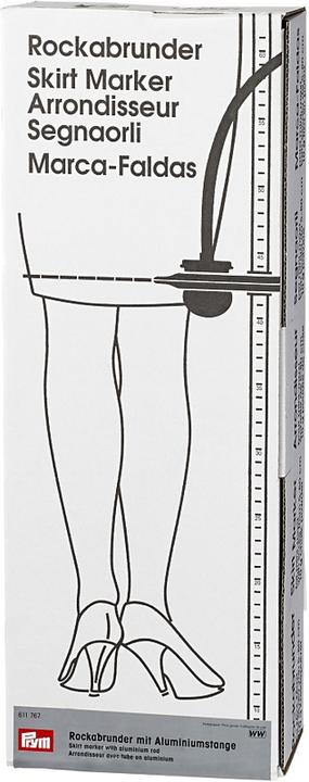 Produktbild Prym Rockabrunder 80 cm, Karton, Metall