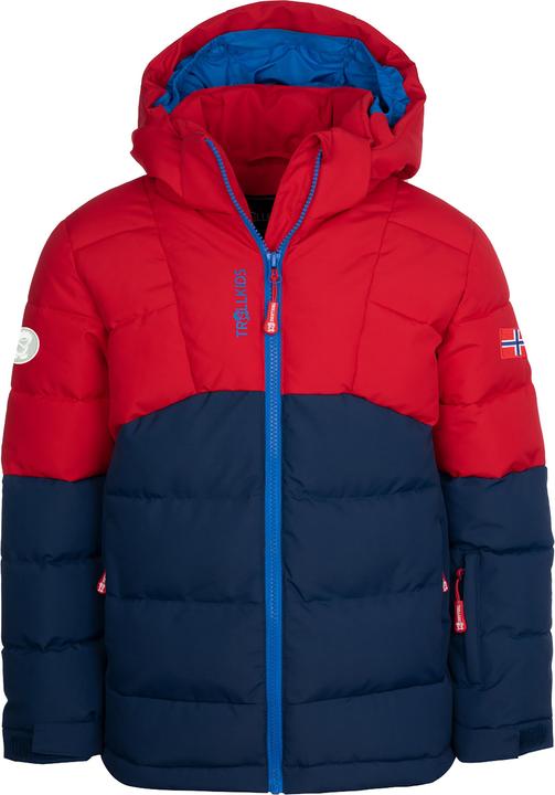 Bright Red, Medium Blue, Mystic Blue