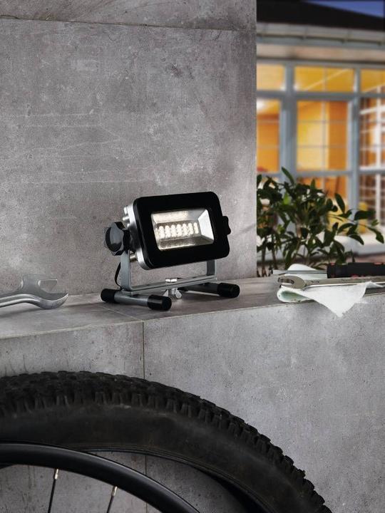 Actual product image EGLO 32153 PIERA LED Outdoor Floor Lamp 5W 140x115mm Black Neutral White IP44