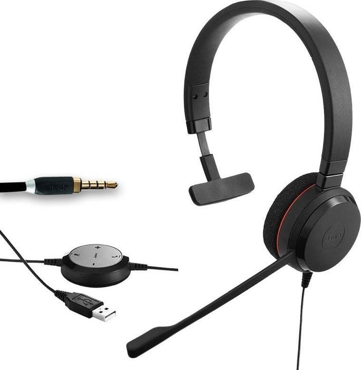 Produktbild Jabra Evolve 20 MS Mono (Kabelgebunden, USB-A)