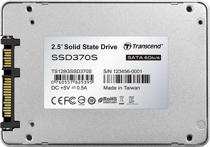 Actual product image Transcend 370s (128 GB, 2.5")