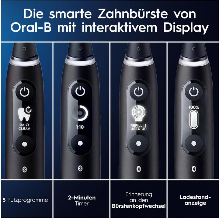Actual product image Oral-B iO Series6 Black Lava (Oscillating toothbrush)