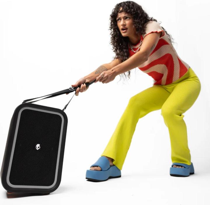 Actual product image Skullcandy Stomp Mini Wireless Party Speaker Black (12 h, Battery operated)