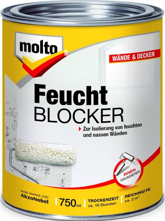 Produktbild Molto Feucht-Blocker (Weiss matt, 0.75 l)