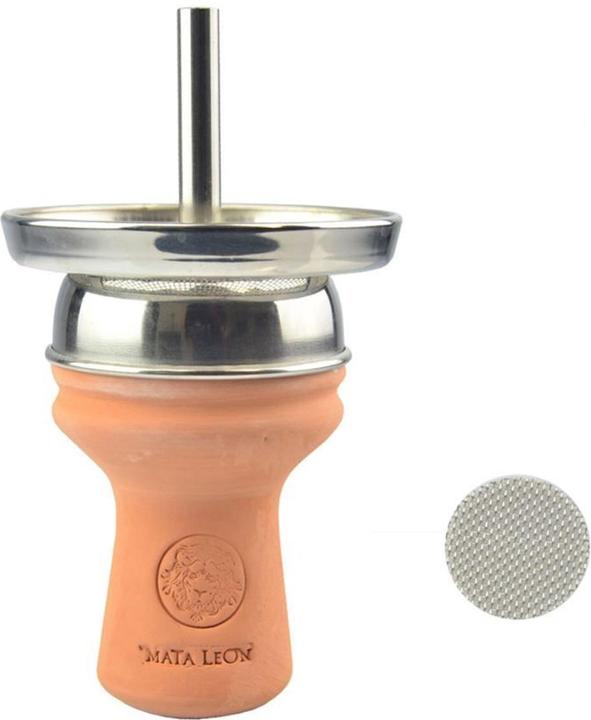 Produktbild Shisha König Mata Leon 002 Headhunter Tabakkopf mit Kaminaufsatz (1 x)