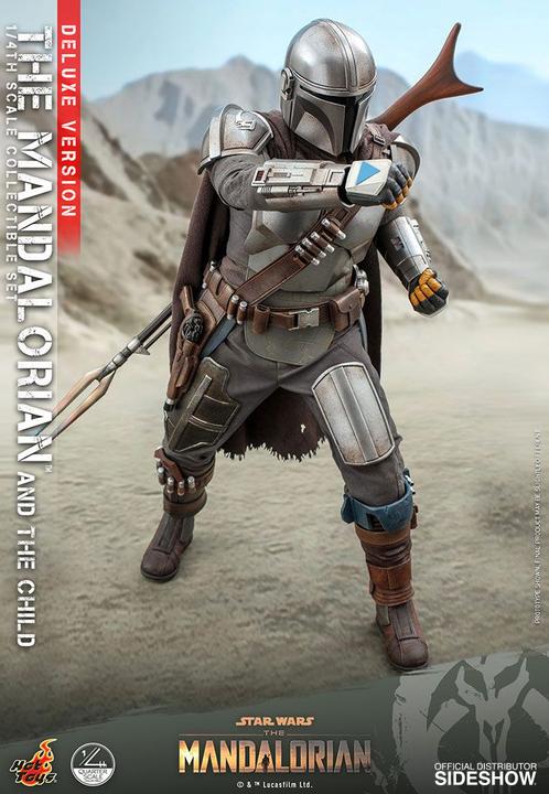 Produktbild Hot Toys Star Wars – The Mandalorian “The Mandalorian & The Child” Deluxe 1/4 Actionfiguren