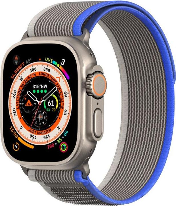 Dux Ducis Sports Strap (44 mm, 45 mm, 42 mm, 49 mm, Nylon, Apple Watch Ultra, Apple Watch Series 2, Apple Watch Series 3, Apple Watch Series 1, Apple Watch Series 4, Apple Watch Series 5, Apple Watch Series 6, Apple Watch Series 7, Apple Watch Series 8, Apple Watch Series 9, Apple Watch SE, Apple Watch Ultra 2)