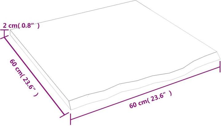 Actual product image VidaXL Gianna (60 x 60 x 2 cm)