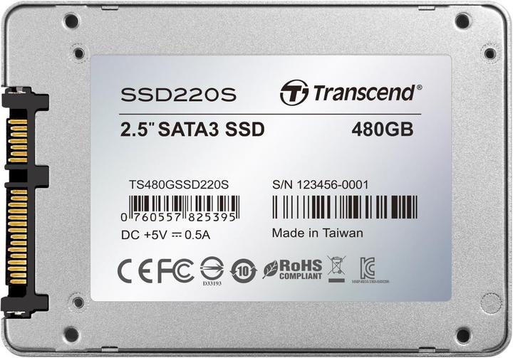 Produktbild Transcend 220s (480 GB, 2.5")