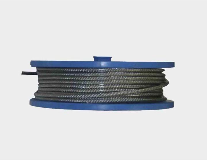 Productafbeelding Pösamo Staalkabel Psamo 4-6 mm staal verzinkt geplastificeerd, verkocht per meter (50 m)