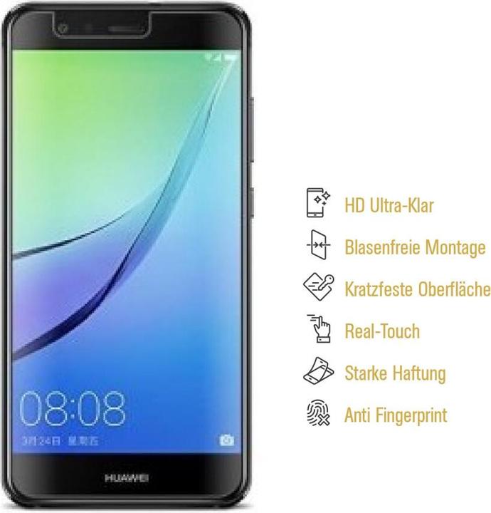 Produktbild Protectorking 2x Panzerfolie Anti-Shock HD Klar (2 Stück, Huawei Nova Lite)