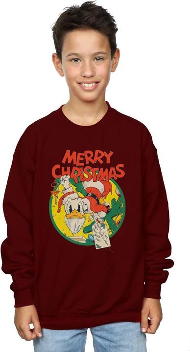Immagine prodotto Disney Donald Duck Merry Christmas Felpa Ragazzi (140, 146)